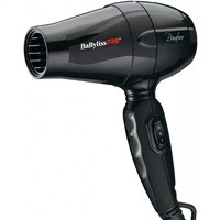 BaByliss PRO BAB5510E mini fén, 1200 W, duální napětí, difuzér, koncentrátor, černý