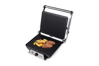BAZAR - Orava Grillchef 4 elektrický kontaktní gril, 2000 W, regulace teploty, manuální ovládání, tepelně izolovaná ruko