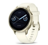Garmin Venu® 4 - 41 mm Lunar Gold / Bone silikonový řemínek