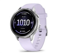Garmin Venu® 4 - 41 mm Silver / Periwinkle silikonový řemínek