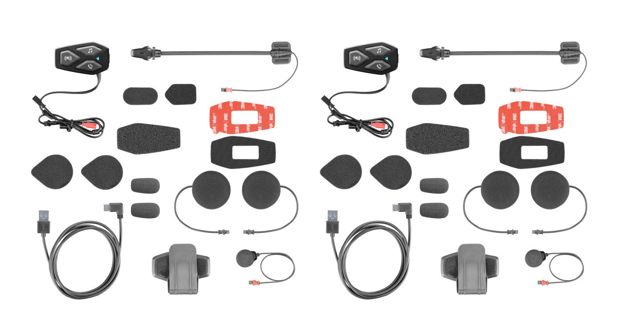 Interphone U-com 3 (Sada 2 ks) – Interkom na motorku