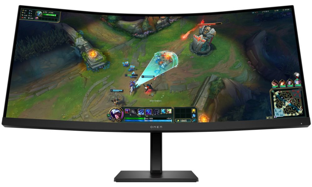 HP OMEN 34c G2/ 34"/ 3440x1440/ VA/ 1ms/ 400 cd/m2/ 3000:1/ HDMI/ DP/ jack/ VESA/ černý