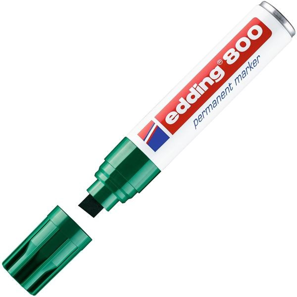 Permanentní popisovač Edding 800, zelený