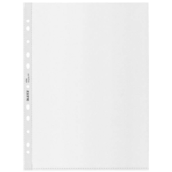 Euroob.U Leitz RECYCLE-A4,čiré,mat,ek,100mic,100ks