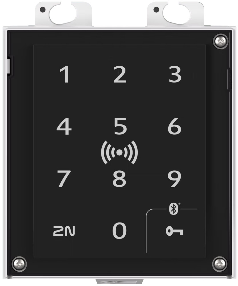 2N Access Unit 2.0 Dotyková klávesnice & Bluetooth & RFID - 125kHz, Seos Compatible 13.56MHz, NFC,  PICard compatible