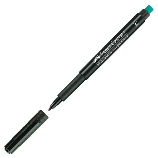 Permanentní popisovač Faber-Castell 1525 M, černý