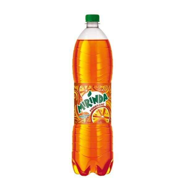 Mirinda pomeranč 1,5 l, bal = 6 ks