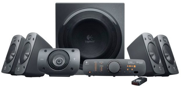 Logitech reproduktory Z906 5.1., 500W RMS, dálk. ovládání, černé