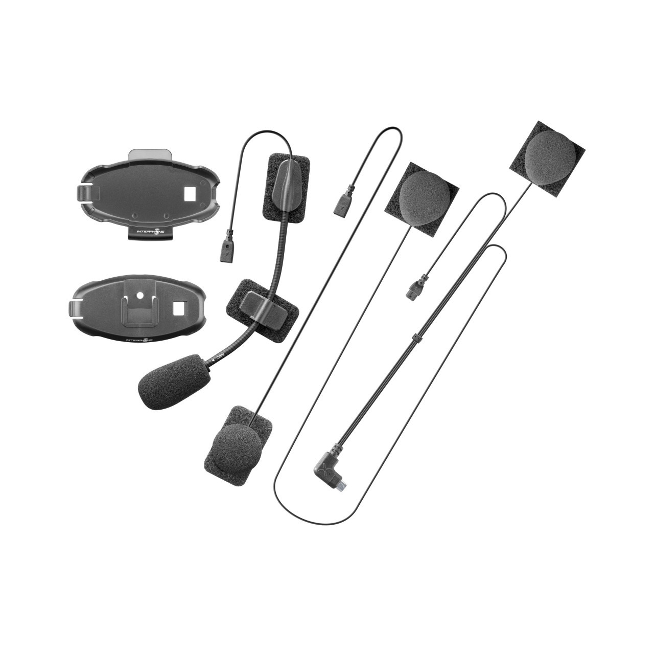 Interphone univerzální audio kit s plochým jackem pro Active a Connect