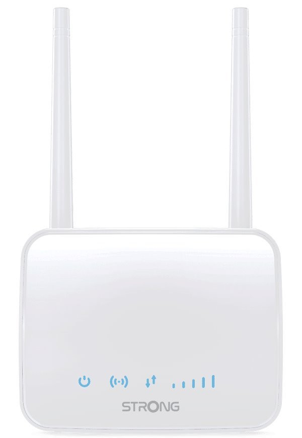 POŠKOZENÝ OBAL - STRONG 4G LTE router 350M/ Wi-Fi standard 802.11 b/g/n/ 300 Mbit/s/ 2,4GHz/ 1x LAN/ 1x SIM slot/ 2 odnímateln...