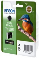 EPSON cartridge T1598 matte black (ledňáček)