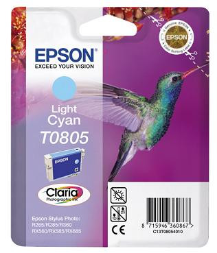EPSON cartridge T0805 light cyan (kolibřík)