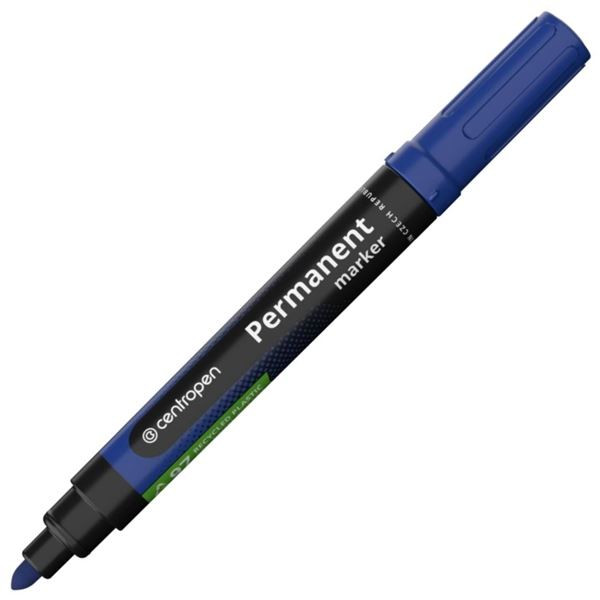 Permanentní popisovač Centropen 8566, modrý
