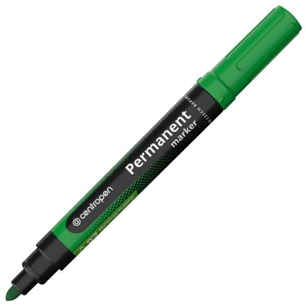Permanentní popisovač Centropen 8566, zelený