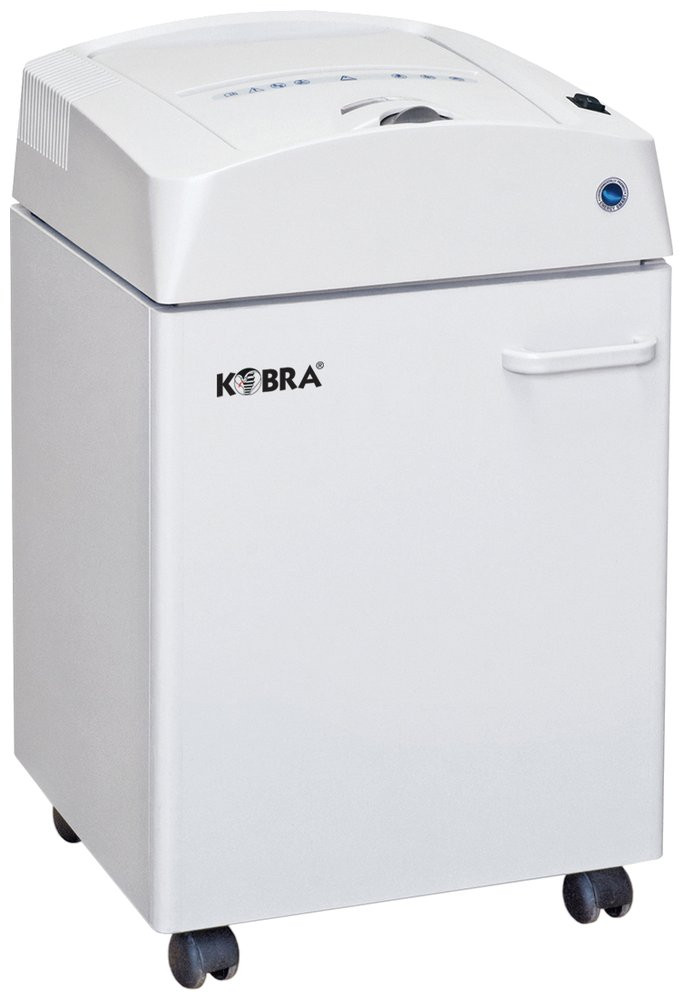 KOBRA skartovač AF+1 40 L/ příčný řez 3,5 x 40 mm/ A4/ kapacita 350 listů/ objem koše 40l/ stupeň utajení P4/ šedý