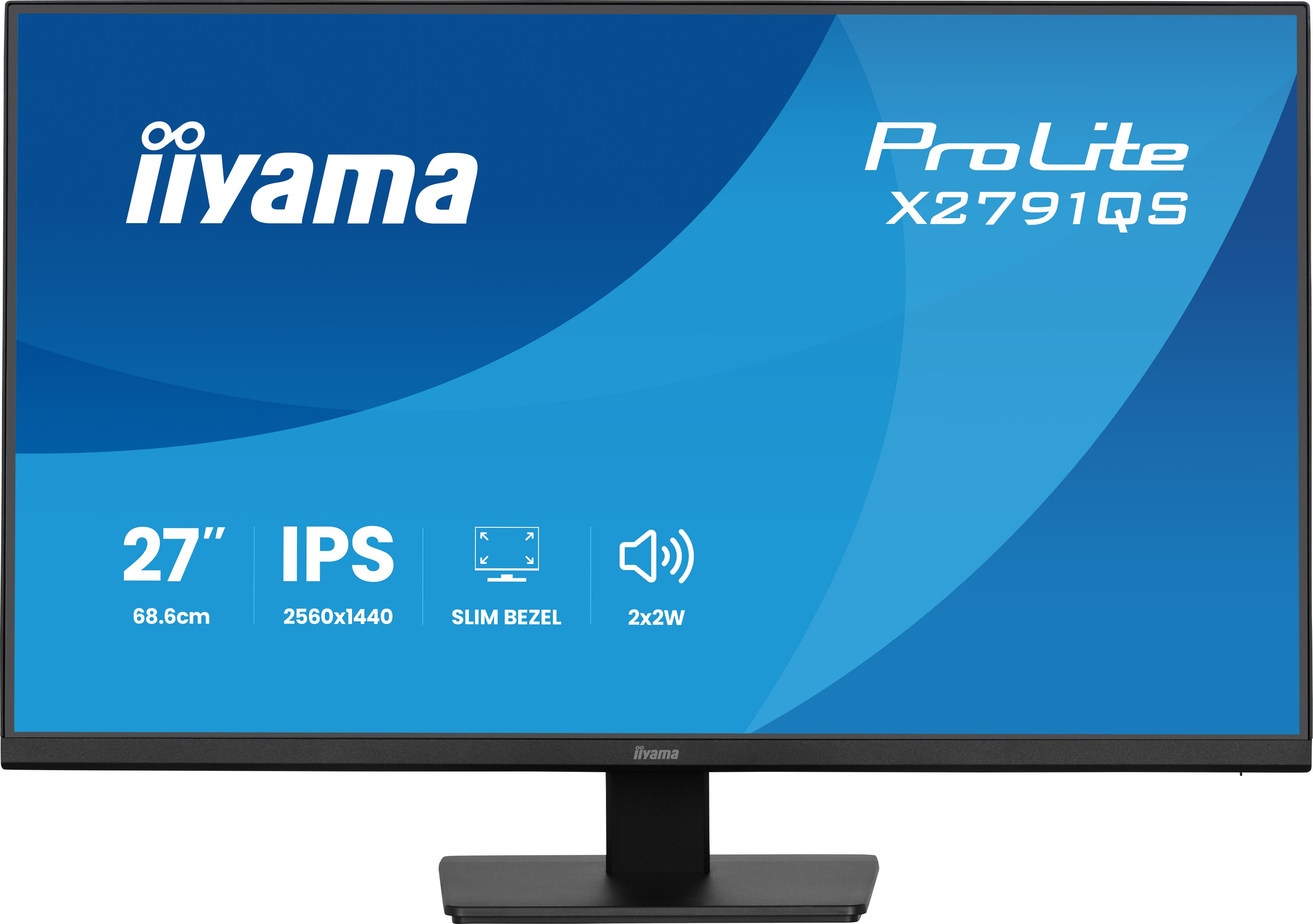 27" iiyama X2791QS-B1:IPS,QHD,HDMI,DP