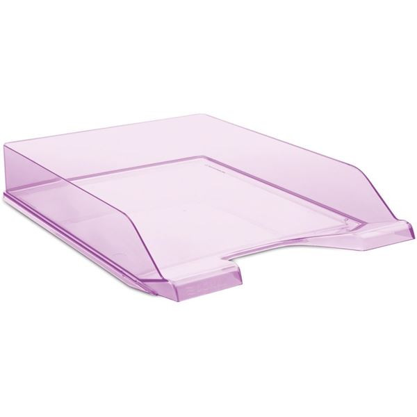 Zásuvka Donau - A4, plast, transparentní, fialová