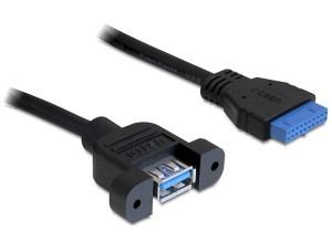 Delock kabel interní 19pin USB 3.0  > 1 x USB 3.0-A samice