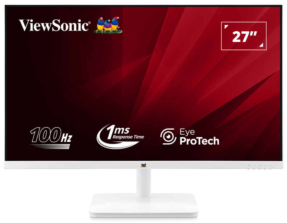 ViewSonic VA2732-H-W-2  27" 16:9  1920 x 1080 SuperClear® IPS monitor, VGA and HDMI, 1ms 100Hz, bílý