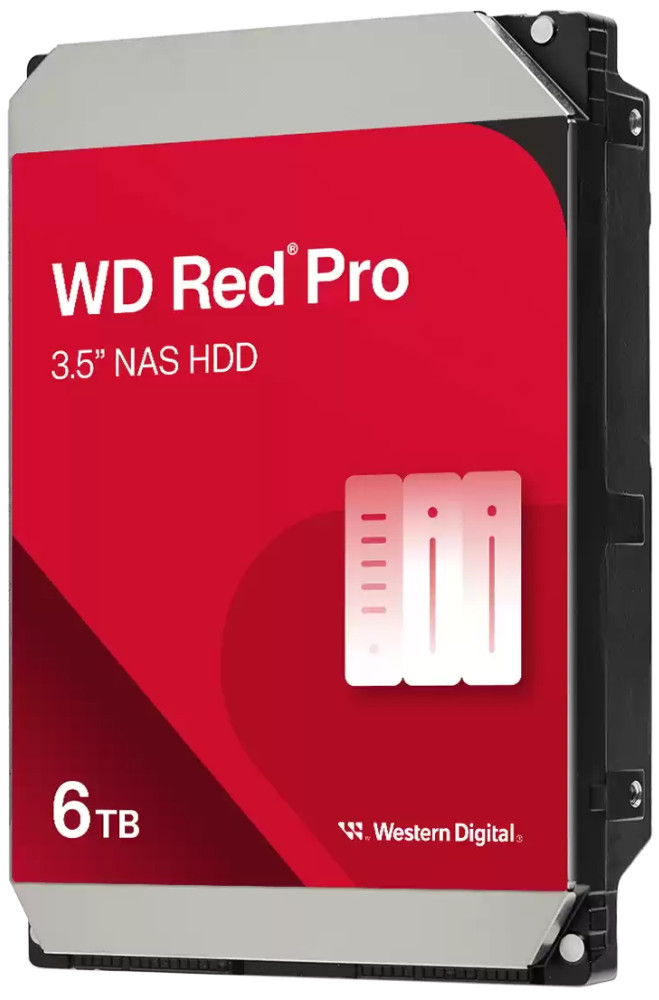 WD RED Pro 6TB / WD6006FFBX / SATA 6Gb/s / Interní 3,5"/ 7200 rpm / 256MB