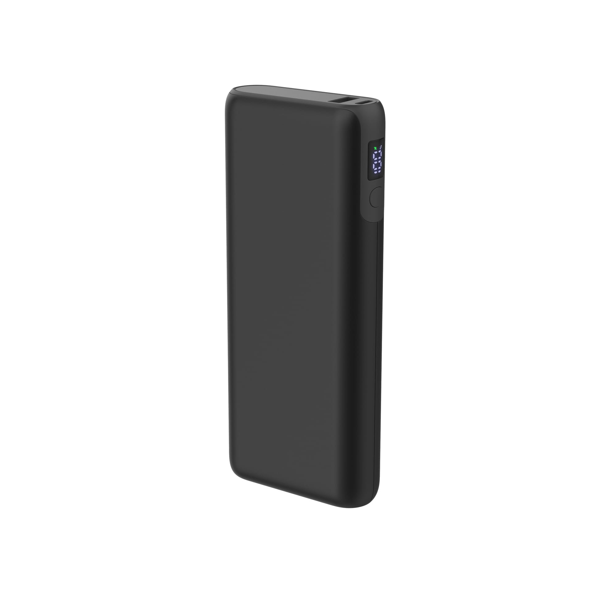 Platinet Powerbanka 20000 mAh 65W  Power Delivery, 2x USB-C, 1xUSB-A, kabel USB-C 1m, černá
