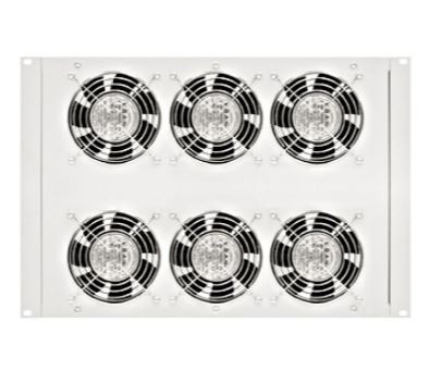 Horní/spodní ventil.jednotka,6x ventilátor,termostat,8U