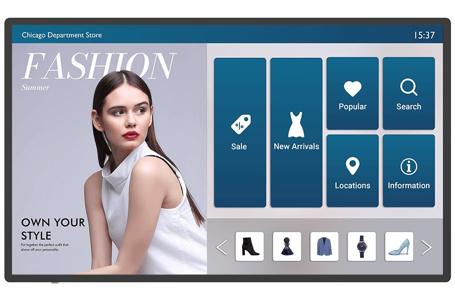 BENQ panel 43" IL4301/ dotykový/ UHD 4K/ provoz 24/7/ VGA/ 2x HDMI/ DP/ RS232/ RJ45/ USB/ Android