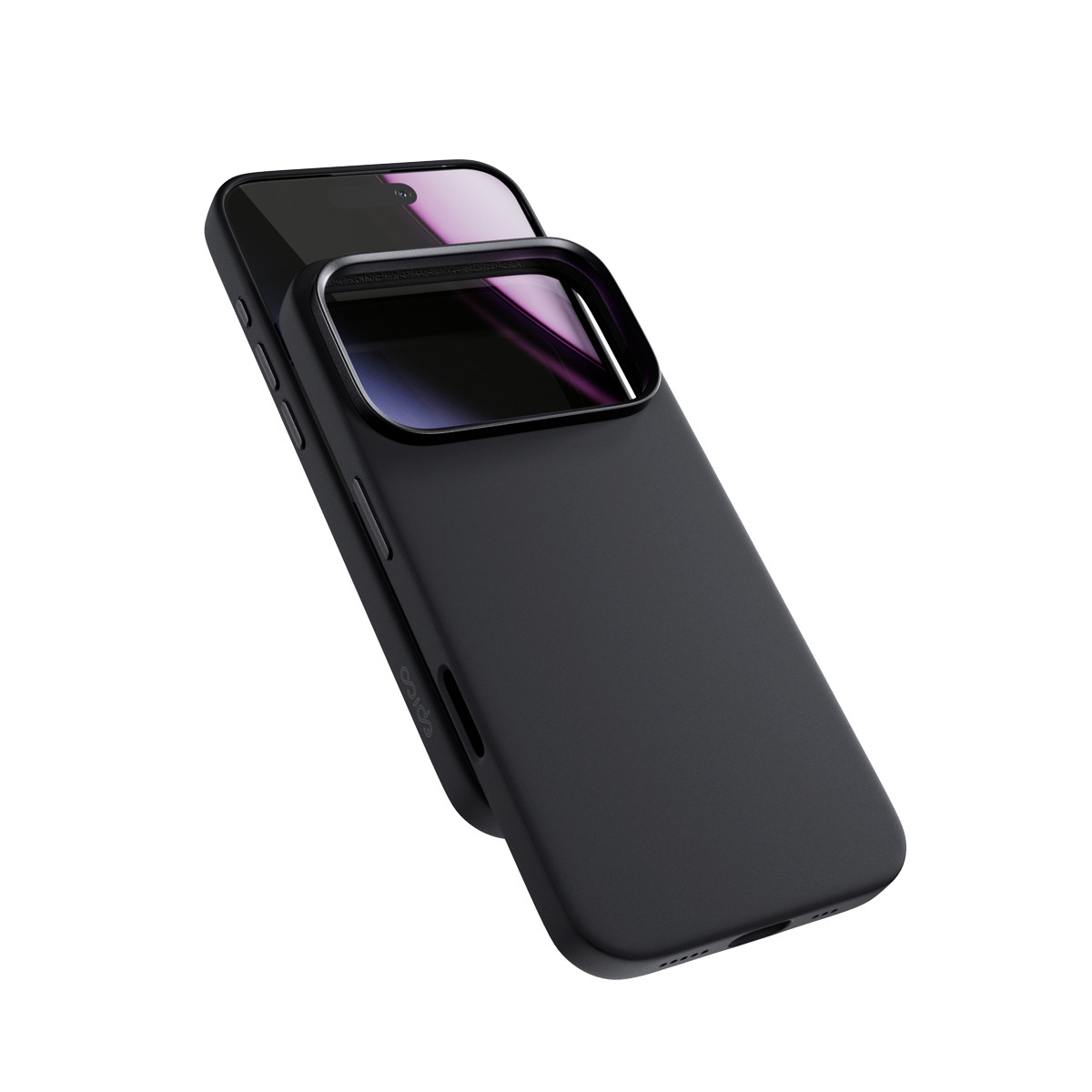 Epico Silicone Mag+ Case iPhone 17 Pro Max - černá