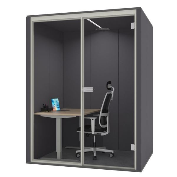 Akustický box Cube Work NF - 1 osoba, bezrámový
