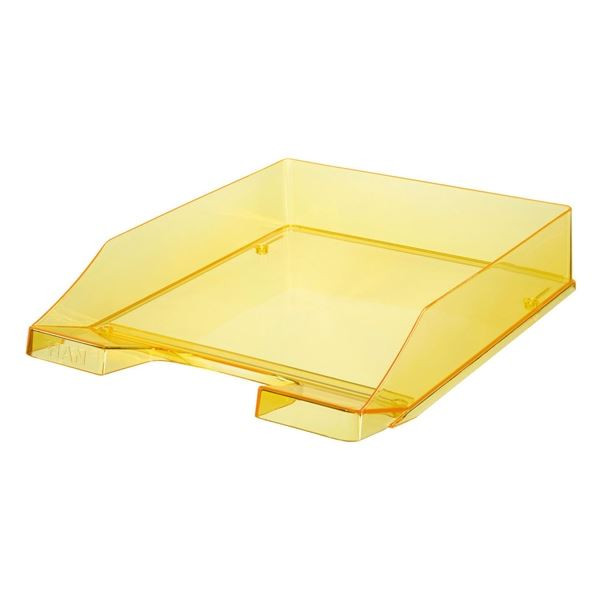 Odkladač plastový HAN, A4, transp. žlutý