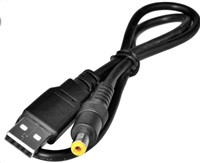 Virtuos napájecí redukce USB -> jack 5.5/2.1, 5V, 0,5 m