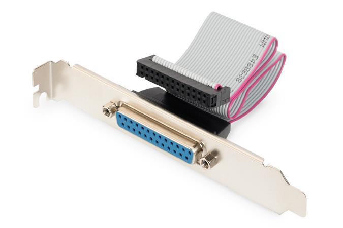 Digitus záslepka slotu s paralelním portem + kabel 0,25m