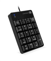 CONNECT IT NumCALC drátová numerická klávesnice, ČERNÁ