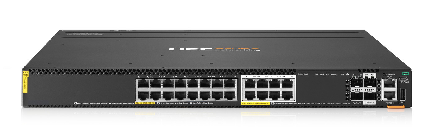 HPE NW CX6300M 16G 8SR10 CL8 2L 2Y Sw