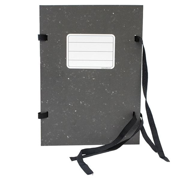 Desky s tkanicí HIT Office,A4,mráček,černé,1 ks