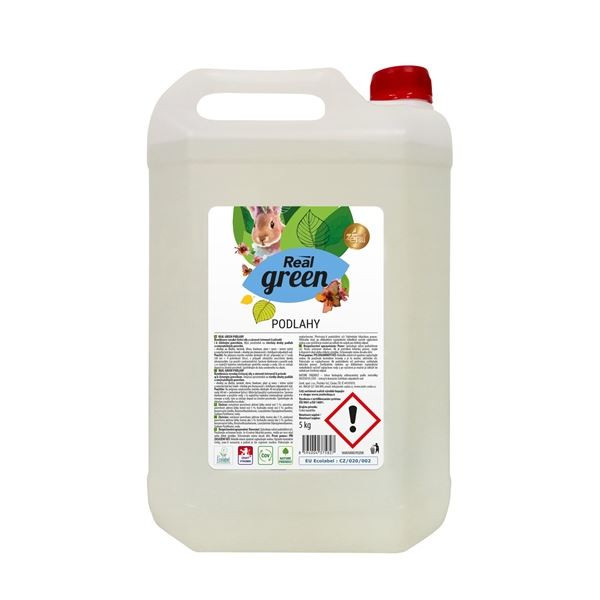 Prostředek na podlahy Real green, 5 kg