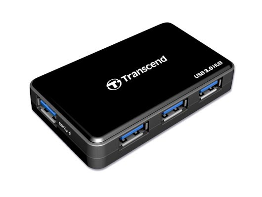 Transcend USB 3.0 Hub 4-port + napájecí zdroj