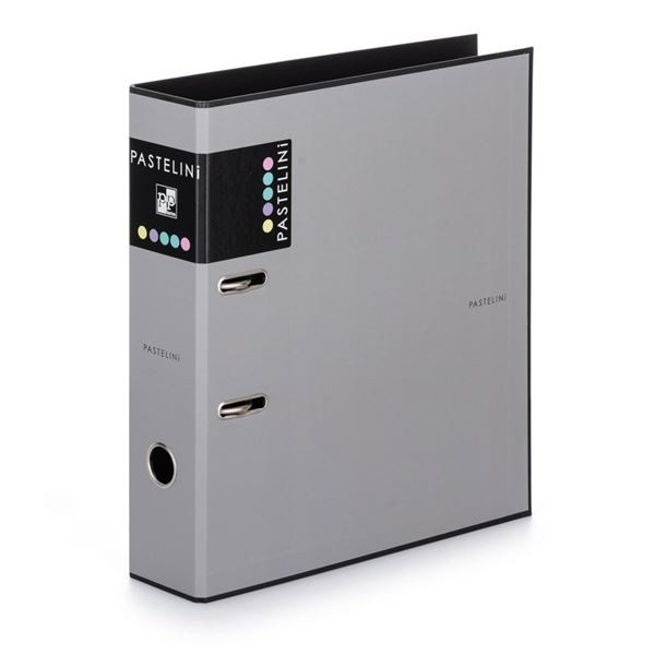 Pákový pořadač Pastelini - A4, 7 cm, šedý