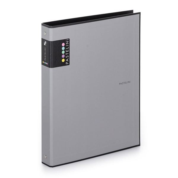 4kroužkový pořadač Pastelini - A4, 4 cm, šedý