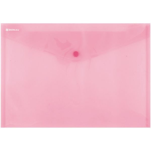 Zakl.pouzdro s drukem Donau-A4,180mic,tr.červ.,1ks