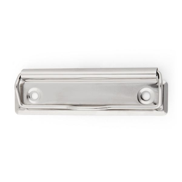 Klip k deskám - stříbrný, 10 cm, ks