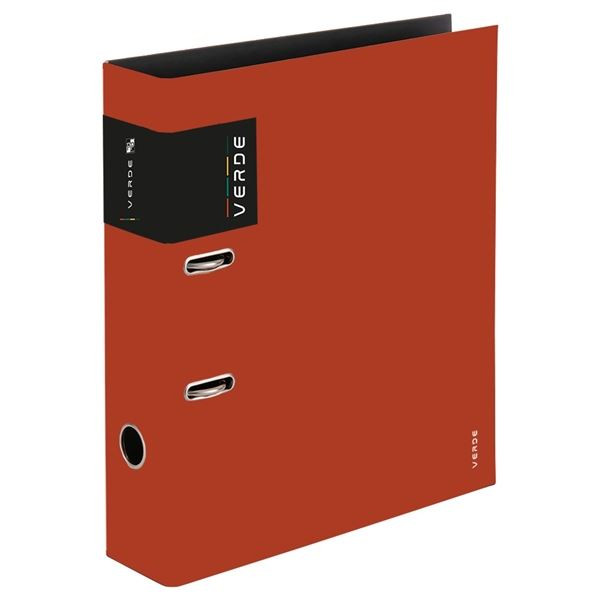 Pákový pořadač Verde - A4, 7 cm, cihlový
