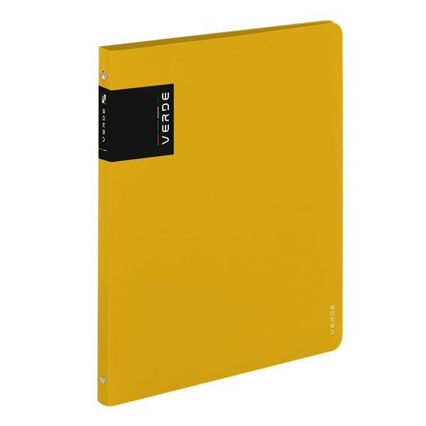 4kroužkový pořadač Verde - A4, 2 cm, hořčicový