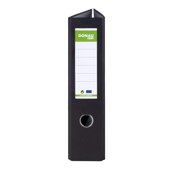 Pákový pořadač Donau - A4, 8 cm, černý