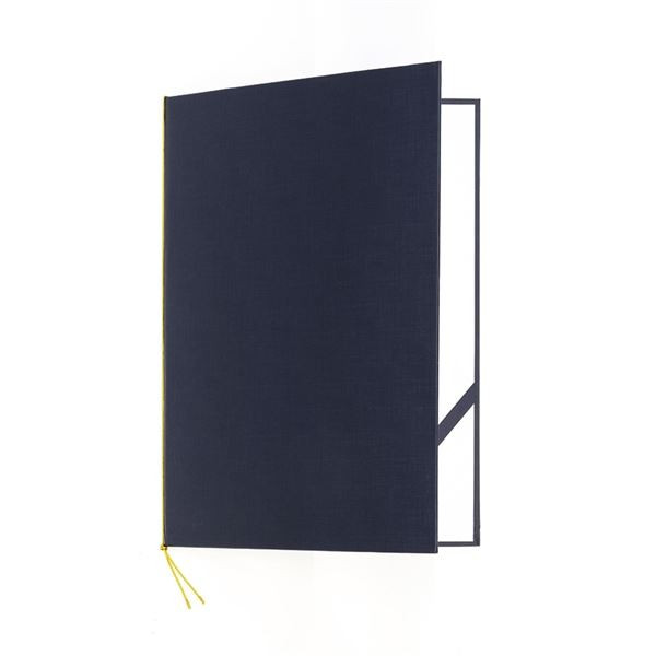 Desky uzavíratelné - Standard, Linen, modré, 1 ks