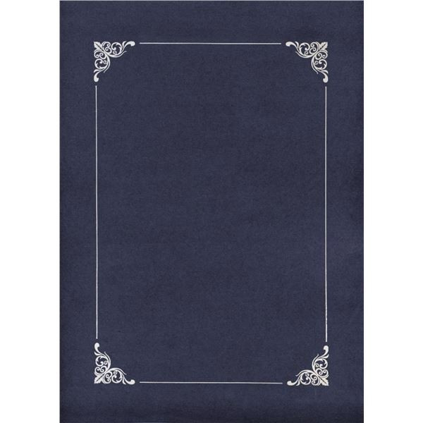 Desky uzavíratelné - se stř.rámečkem, modré, 10 ks