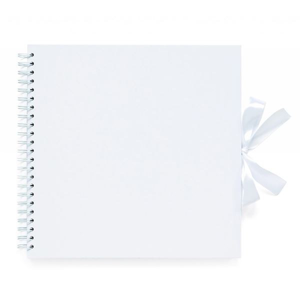 Kreativní album - 30,5 x 30,5 cm, 35 listů, bílé