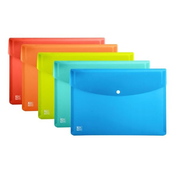 Zakl.pouzdro druk Oxford Urban - A4, mix barev,5ks