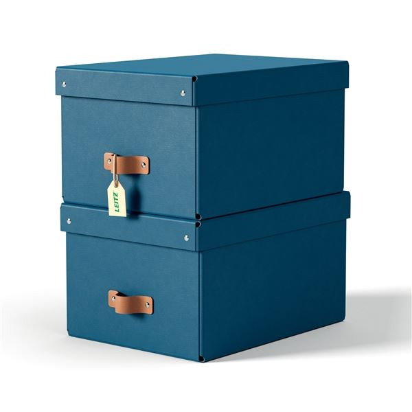 Úl.krabice Leitz Puro - víko, M, nám.modř, 2 ks