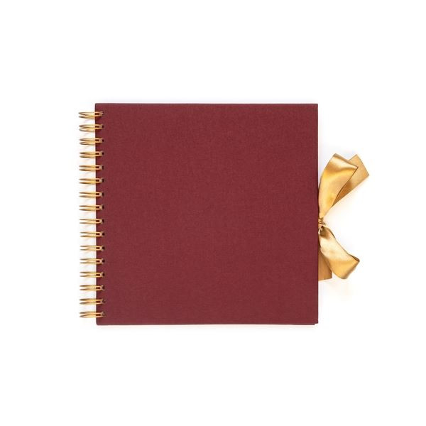 Kreativní album - 20,5 x 20,5 cm, 30 listů, vínové